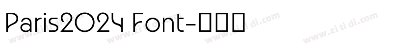 Paris2024 Font字体转换